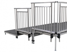3 Tier Riser with Stepped Guardrail