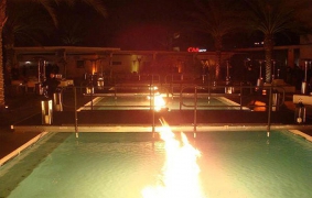 Pool Runway for 2009 Superbowl PartyBy AG Light