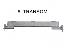 8' TRANSOM (w/ tabs)