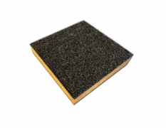 Gray Carpet: 3/4" thick 11-Ply marine grade  plywood with a Cluster Gray carpet adhered to plywood surface.