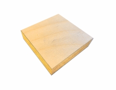 Unfinished Plywood:  1" thick 9-ply marine grade plywood can be sold unfinished or finished with stain or clear polyurethane.