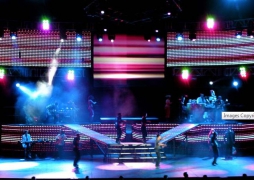 Chayanne 2007 Tour-Custom staging and Pixel Panel ramps by Staging DimensionsPhoto by Livid Instruments