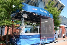 US Open Broadcast Booth