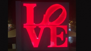 LOVE Sign for the Budweiser Made in America Festival in Philadelphia, PA, 2017