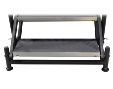 Adjustable Stair Base with Leveling Foot Pads - Front View