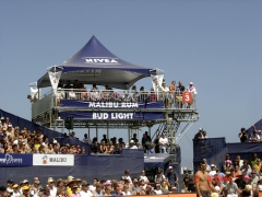 2-Story Structure for Nivea Volleyball Tournament By Light Action
