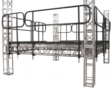 Custom Truss Support System for Trade Show Booth