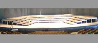 Custom Plyron Musician Risers for Boston Symphony Orchestra