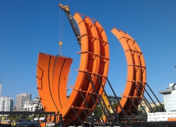60ft Custom Steel Loops "Double Loop Dare" for Hot Wheels 2012